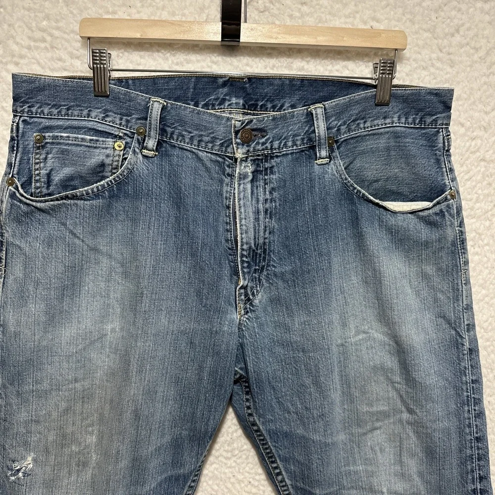 Polo‎ Ralph Lauren Vintage 67 Jeans Men's 36 Blue Denim Distressed Classic Fit